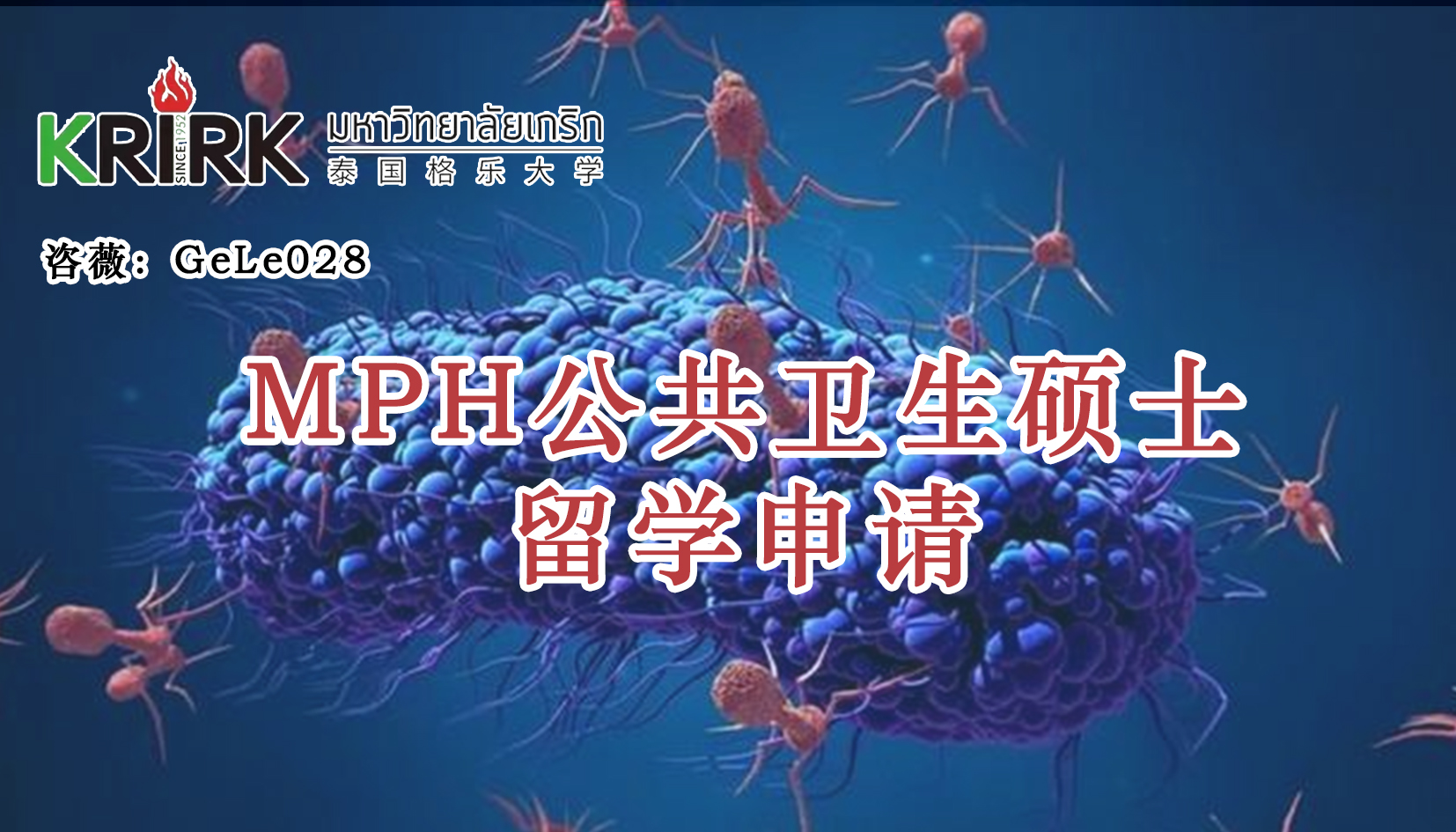 岳阳免联考在职研究生|公共卫生硕士留学！中留服认证！泰国格乐大学MPH公共卫生硕士申报！